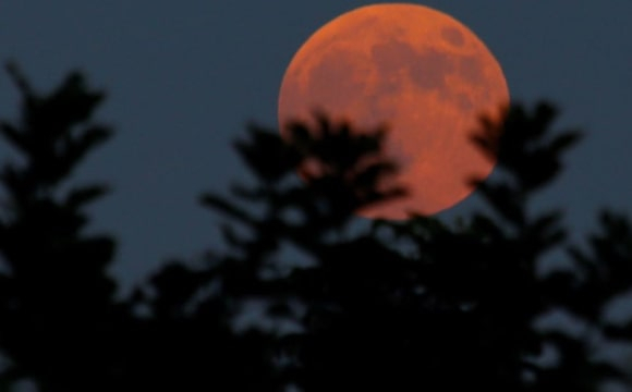 Вночі над Луцьком зійшов «Кривавий Місяць»