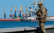 В українському місті помітили російський військовий катер