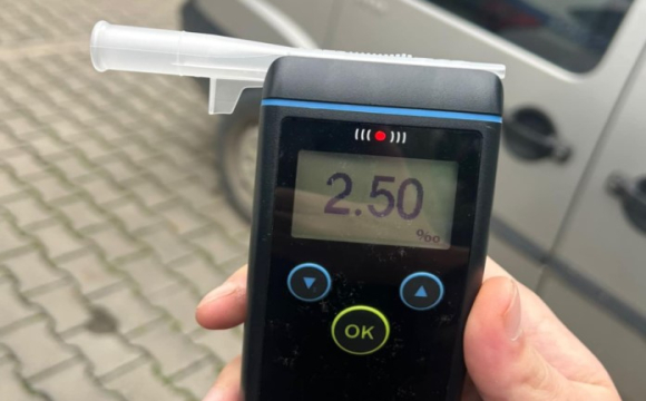 П'яний рекорд: на Волині затримали водія Fiat з показником алкоголю, що шокує