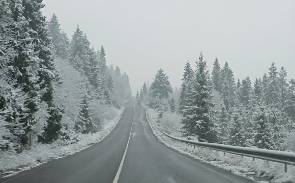Дороги на заході України засипало снігом: авто масово застрягають