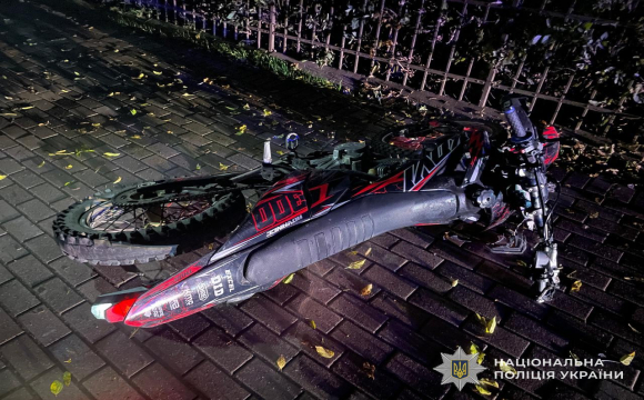 Трагічна ДТП: підліток не впорався з керуванням мотоциклом і загинув на місці