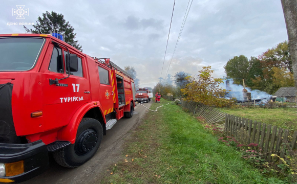 Через пожежу на Волині загинуло двоє людей