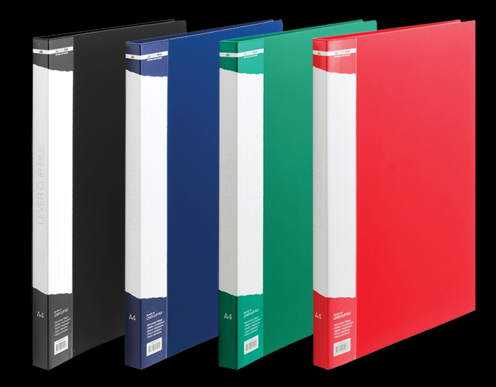 папка з затискачем 